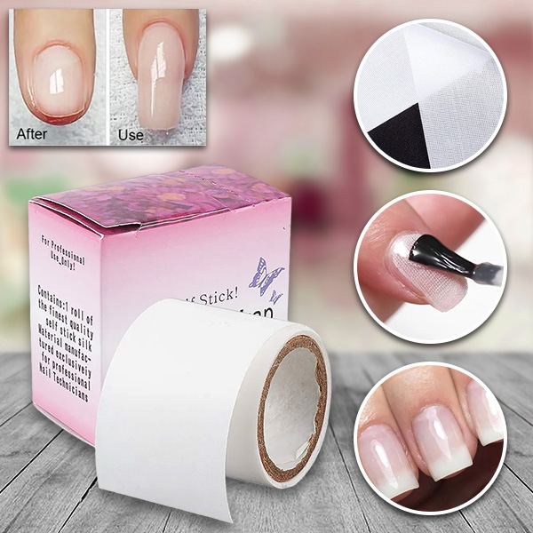 Ρολό κάλυψης νυχιών από υαλοβάμβακα & μετάξι | EZNAIL