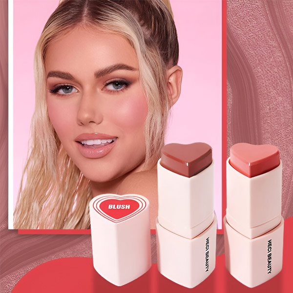 Στικ ρουζ σε σχήμα καρδιάς | ROSIBLUSH