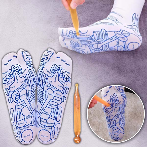 Ενεργοποιήστε τα σημεία υγείας – κάλτσες ρεφλεξολογίας για καθημερινό μασάζ | FEETRA