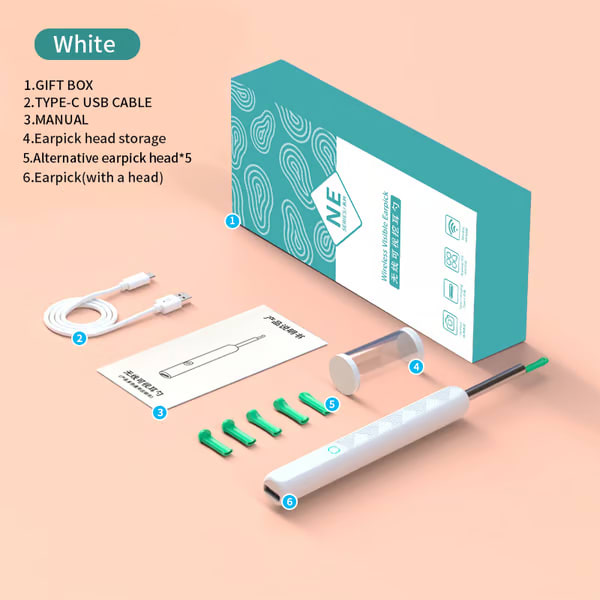 Καθαριστής αυτιών με οπτική HD | EARSCAN