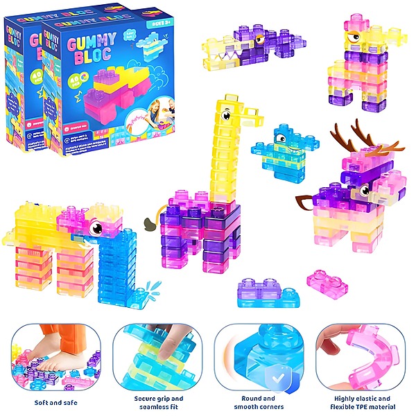 Μαλακά, αφράτα τουβλάκια στοίβαξης | JELLYFUN